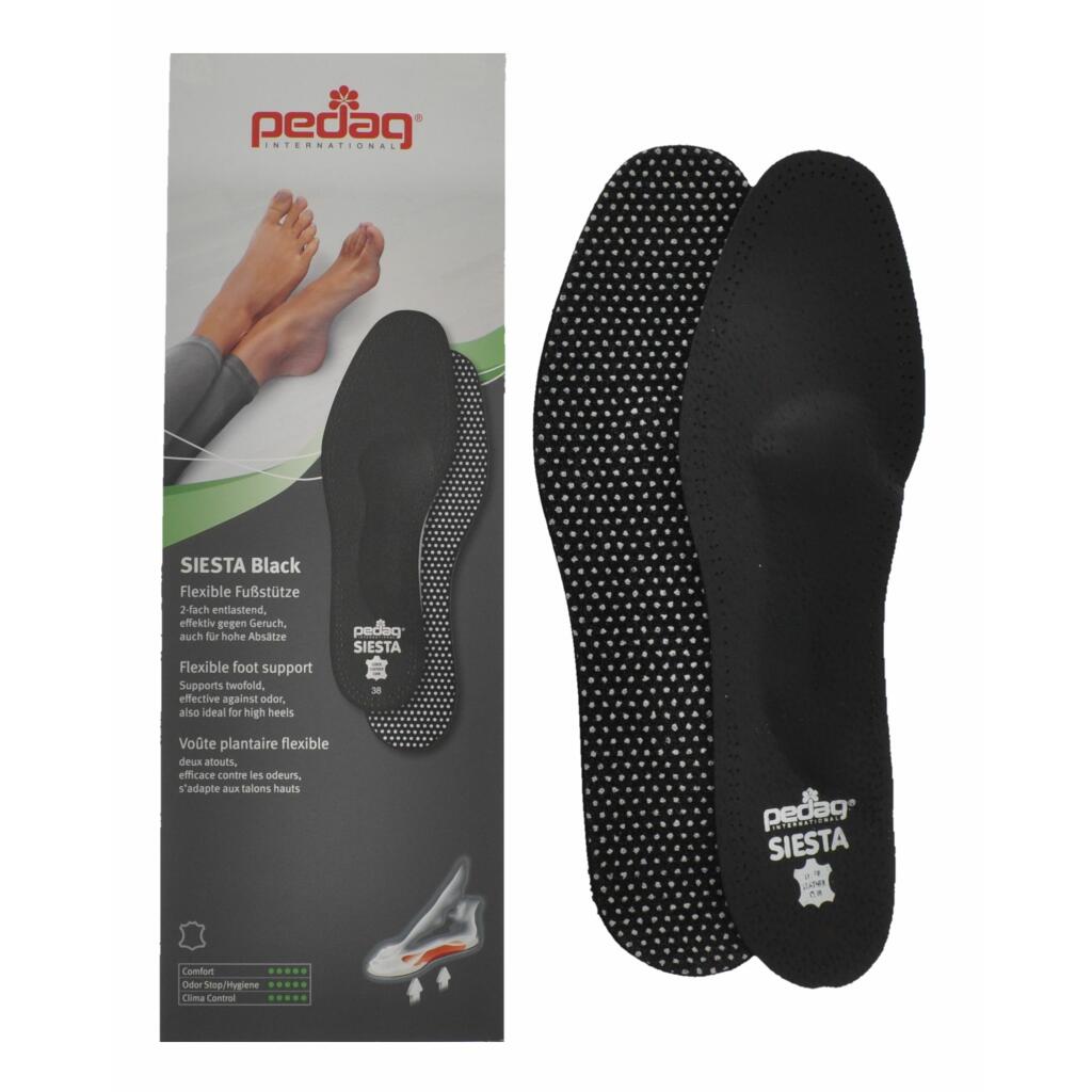 Pedag Siesta Fußbett Schwarz 40