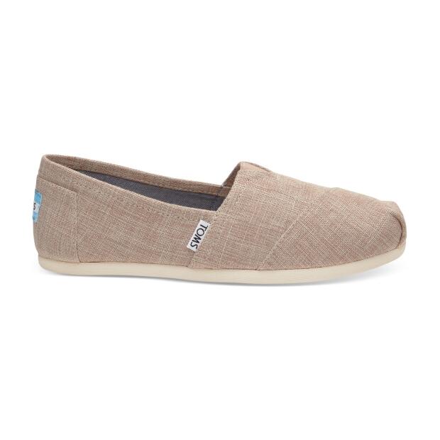 TOMS Espadrille Alpargata Pale Pink Lurex Woven