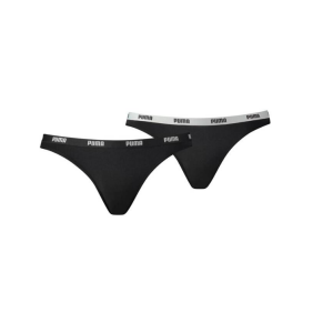 Puma Womens Iconic Bikini Slips 2-Pack