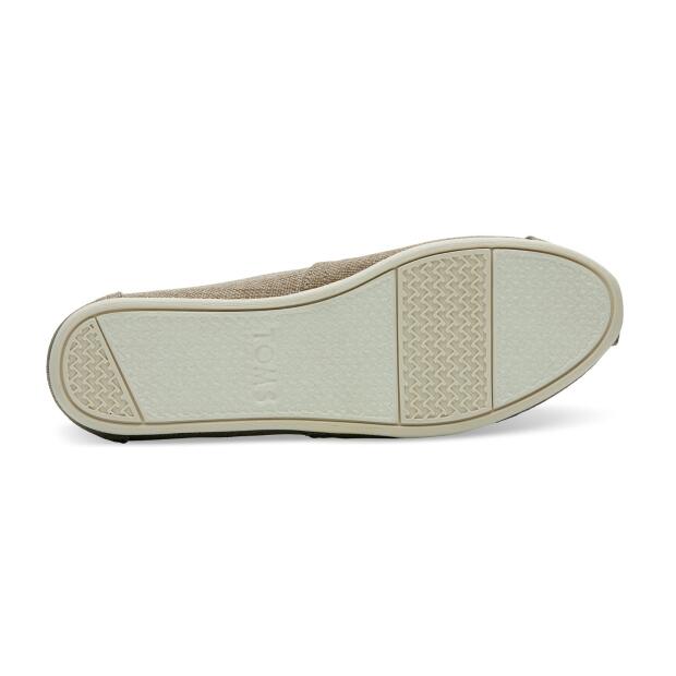 TOMS Espadrille Alpargata Desert Taupe Poly Canvas