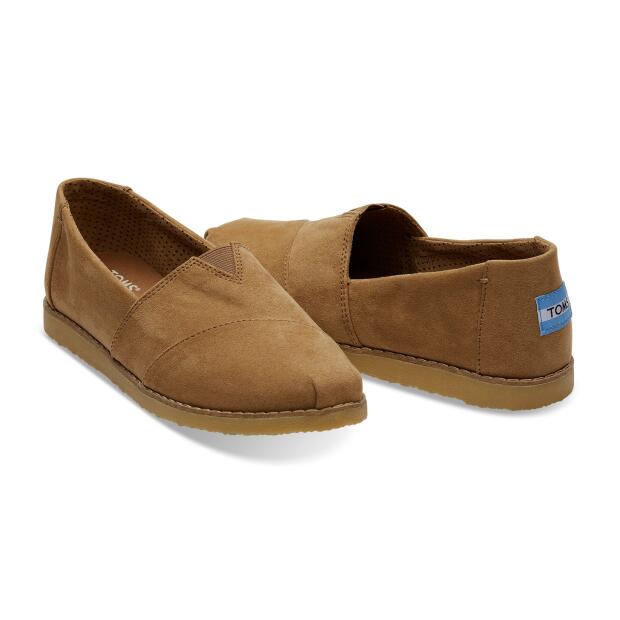 TOMS Espadrille Alpargata Crepe Toffee Suede