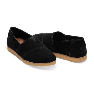 TOMS Espadrille Alpargata Crepe Black Suede