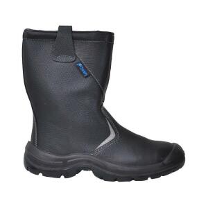 Safety Shoes Schlupfstiefel schwarz gefüttert