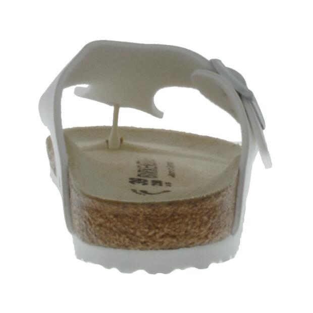 Birkenstock Ramses Birko-Flor Damen Sandale White schmal Gr. 41