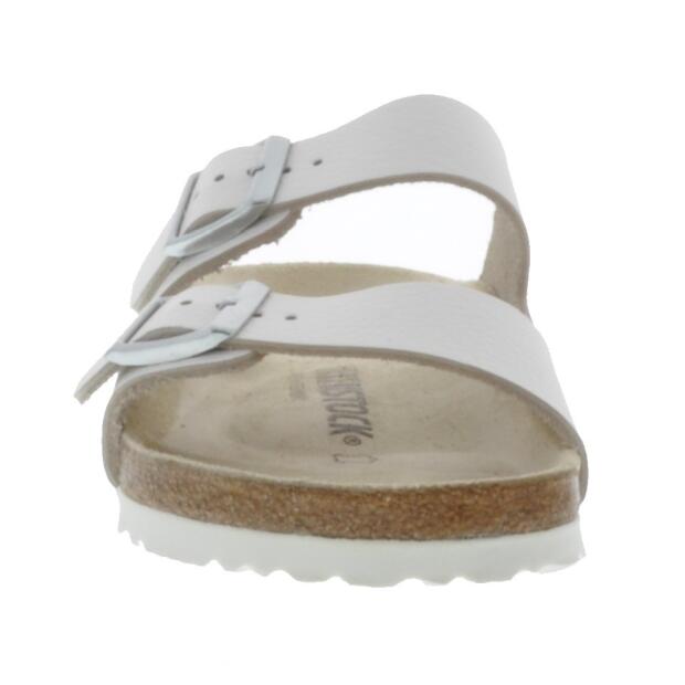 Birkenstock Arizona Leder Sandale regular White Gr. 47
