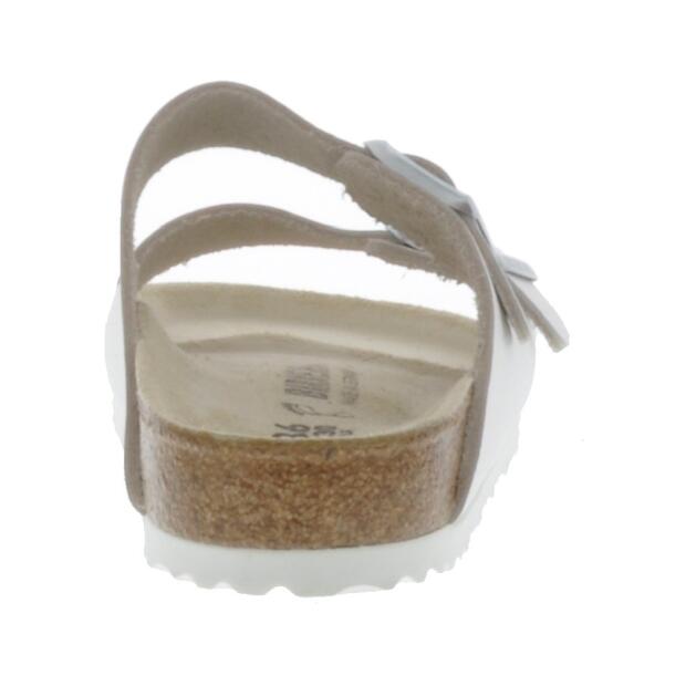 Birkenstock Arizona Leder Sandale regular White Gr. 47