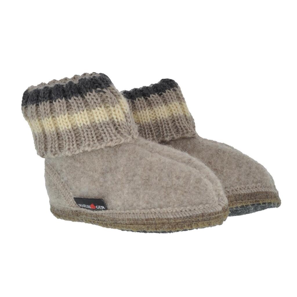 Haflinger Hüttenschuh Paul papiermeliert öko 32