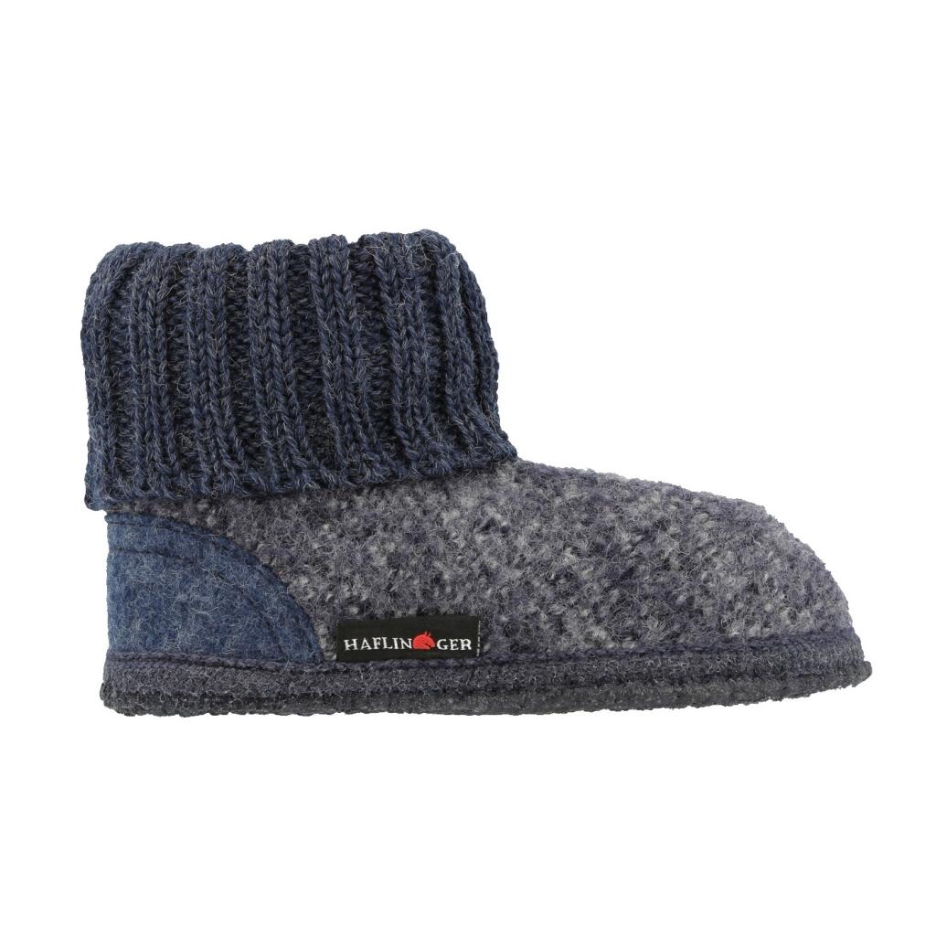 Haflinger Hüttenschuh 1898 Hausschuh jeans 18