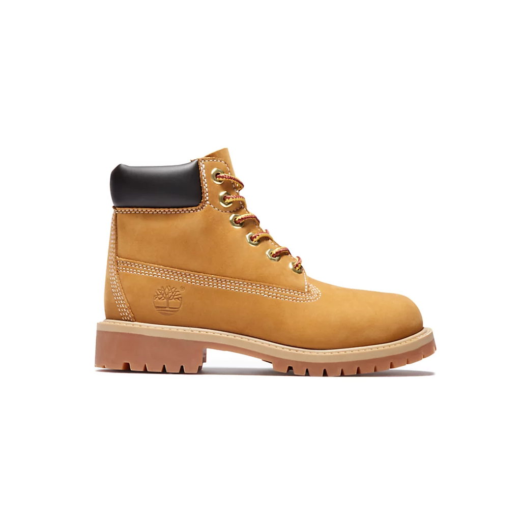 Timberland Kinderschuh 6-Inch Premium Boot Kids Wheat Nubuck/Yellow 37.5