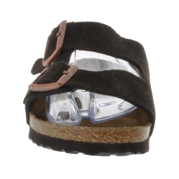 Birkenstock Arizona Sandale Mocha Suede schmal Gr. 41