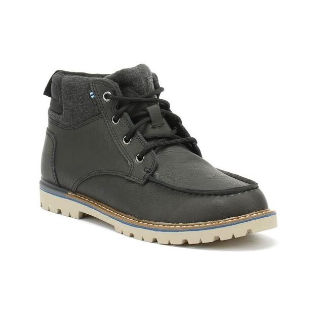 TOMS Mens Hawthorne Waterproof Forged Grey Leather