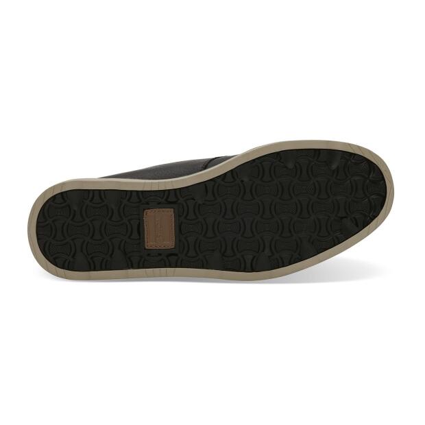 TOMS Mens Chukka Waterproof Black Leather