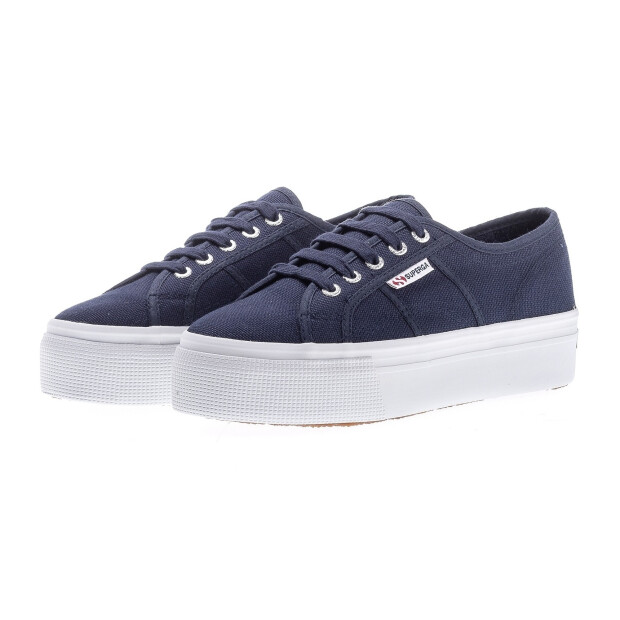 Superga 2730 Cotu Sneaker Navy-White 42