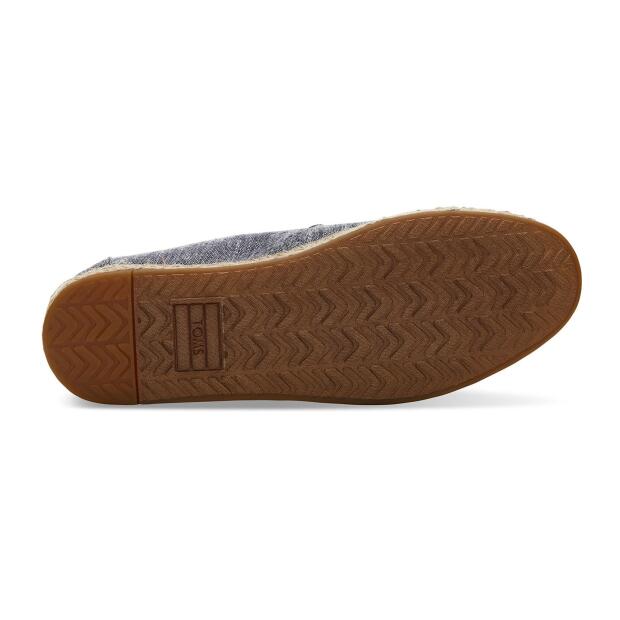 TOMS Espadrille Deconstructed Alpargata Navy Chambray