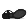 TOMS Sandale Camilia Black Leather with Suede