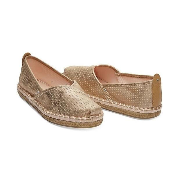 TOMS Slip On Petra Champagne Shimmer