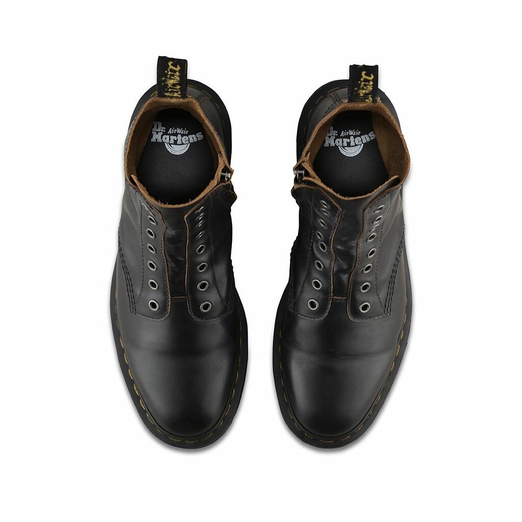Dr. Martens 1460 Laceless 8 Eye Boot Black Vintage Smooth