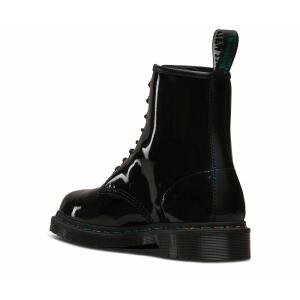 Dr. Martens 1460 Rainbow Patent 8 Eye Boot Black