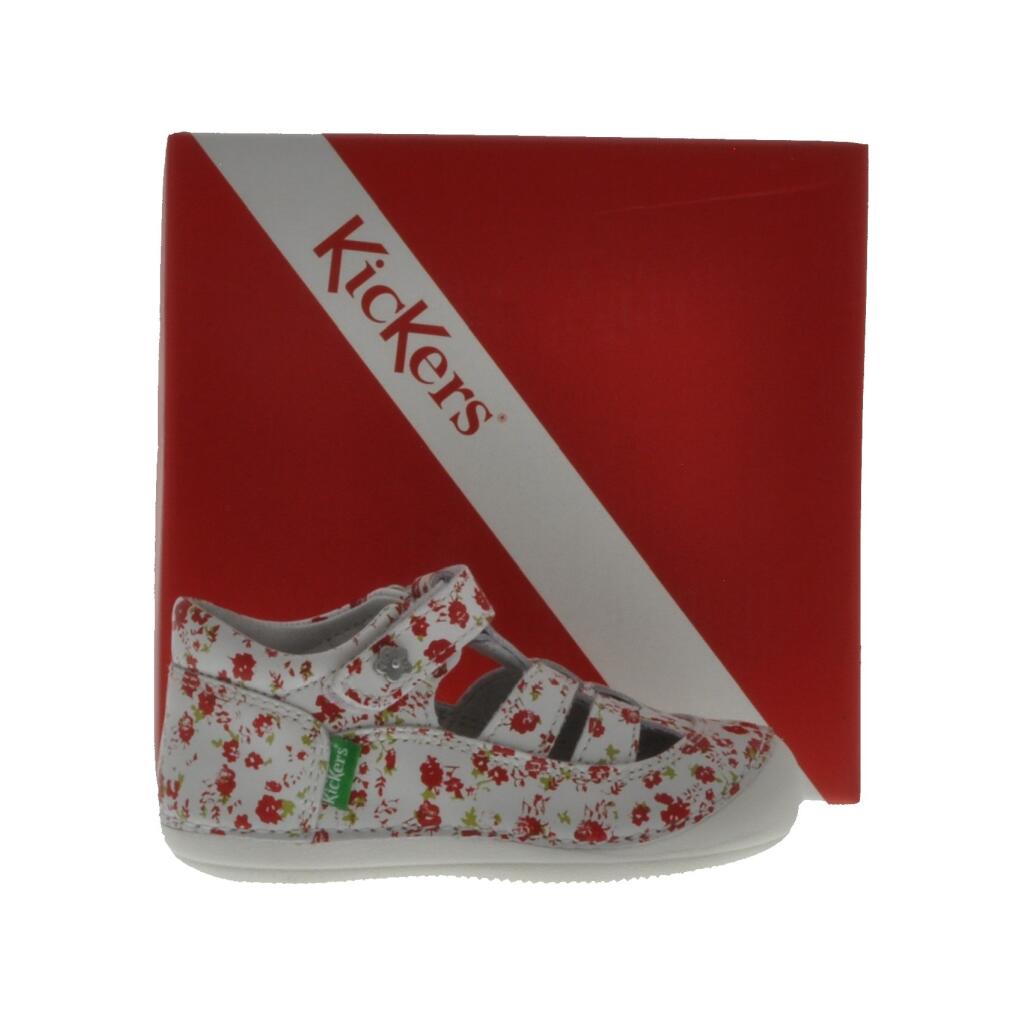 Kickers Sushy Lauflernschuhe blanc fleuri 23