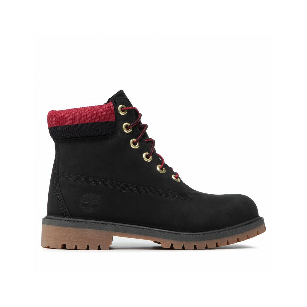 Timberland 6 In Premium WP Boot Kids New Black 37.5