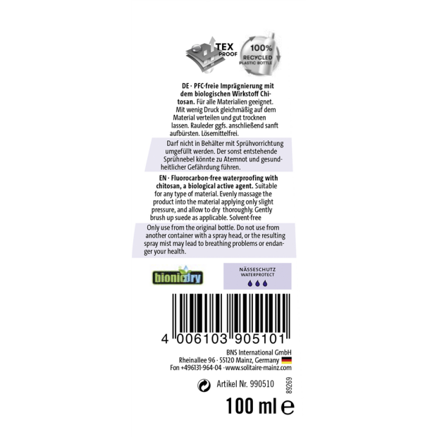 Solitaire Bionic Protector Imprägnierer