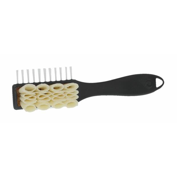 Solitaire Handle Brush Natural Crepe