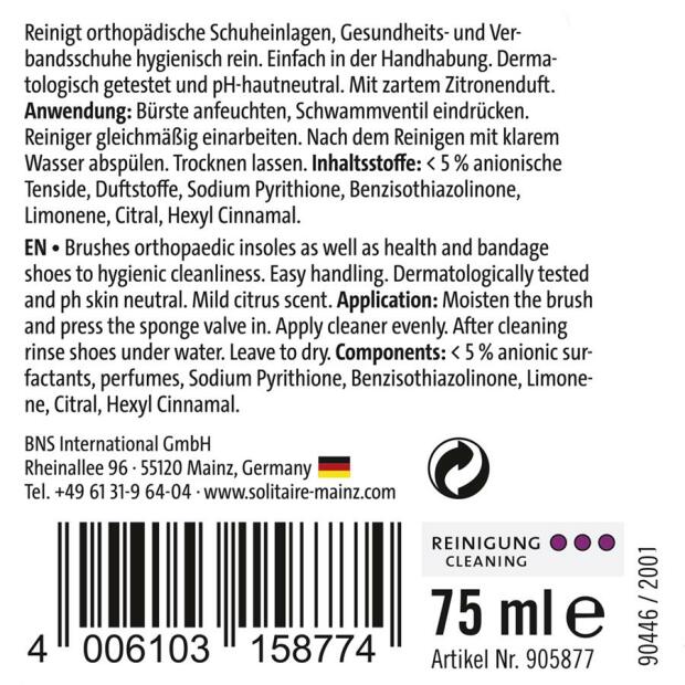 Solitaire Ortho Cleaner 75ml