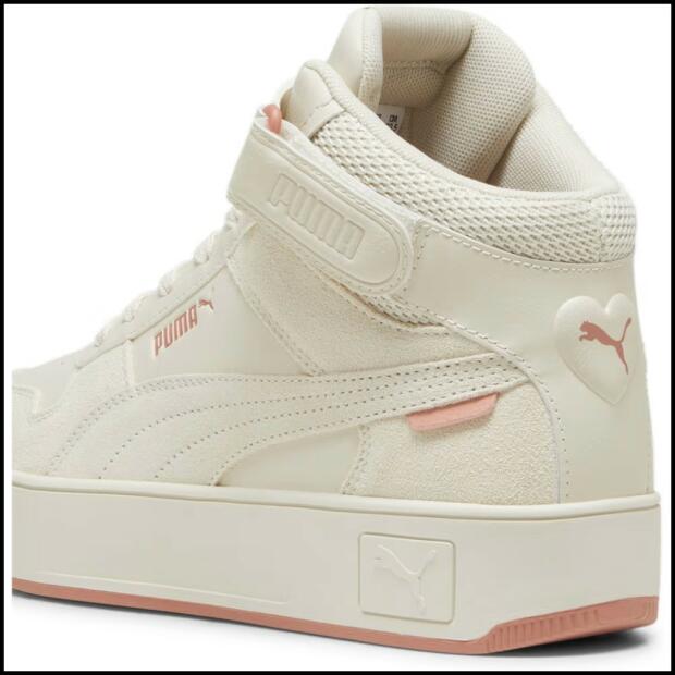 Puma Carina Street Mid Coquette Alpine Snow Beige Damen Sneaker